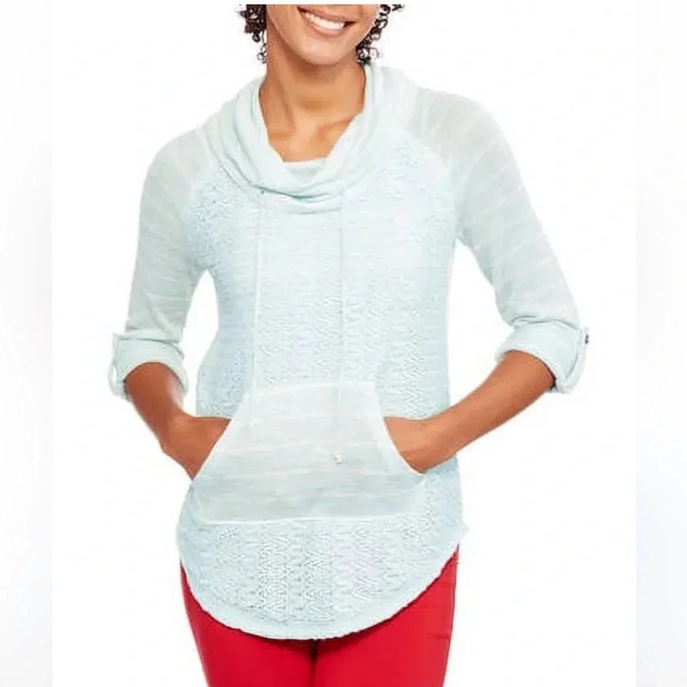 No Boundaries Cowl Neck Sweater